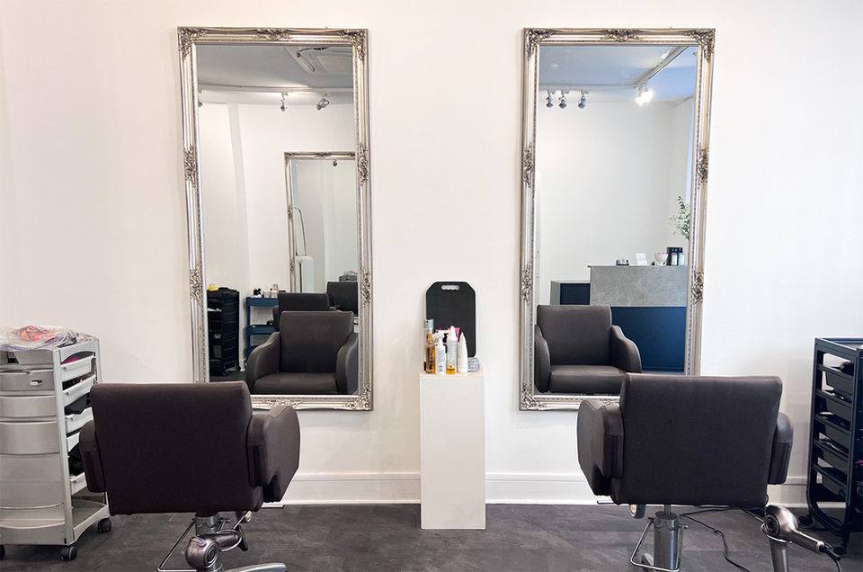 salon bleu coiffure
