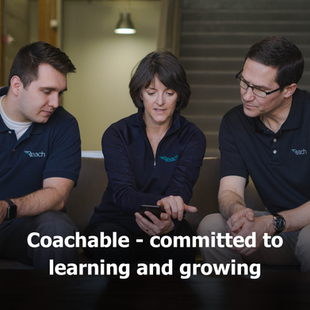 Reach technicians are coachable and committed to learning and growing
