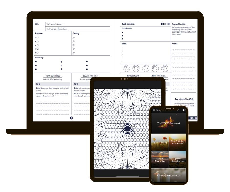 The Magickal Self Digital Journal and App displays.jpg