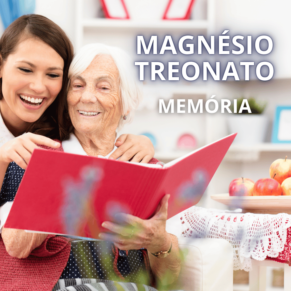Suplemento de magnésio treonato em cápsulas