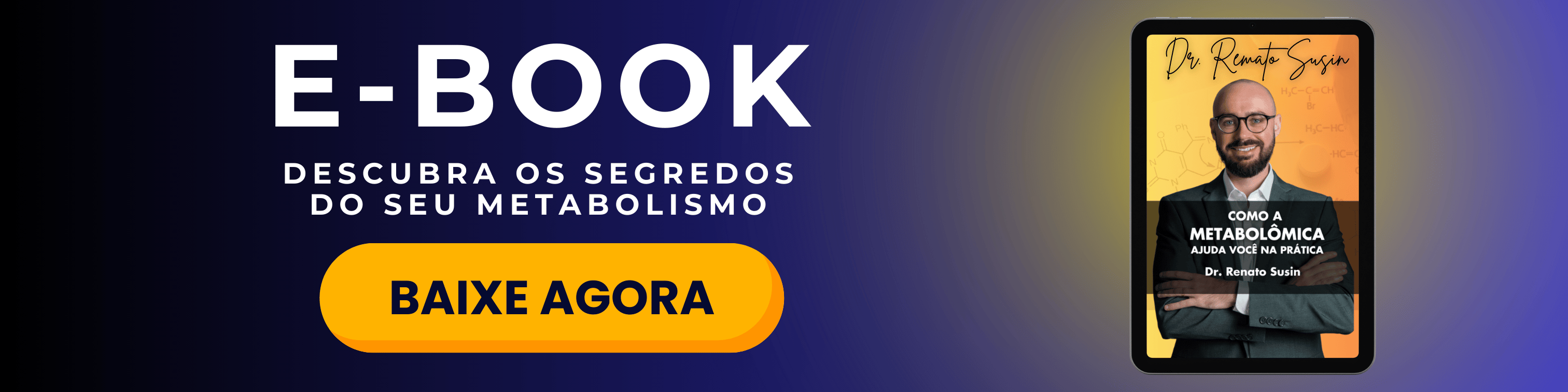 Dr. Renato e E-book de metabolômica