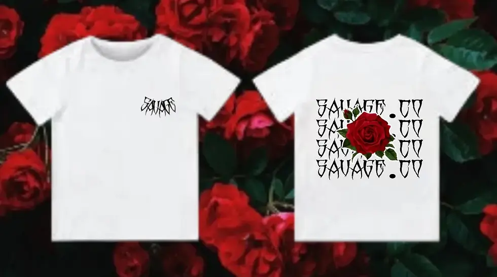 Thumbnail: Youth Savage Rose Print T Shirt