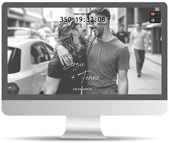 Invitación digital página web boda