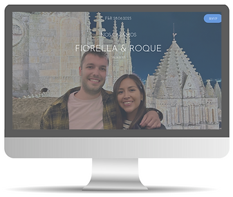 Invitación digital página web boda