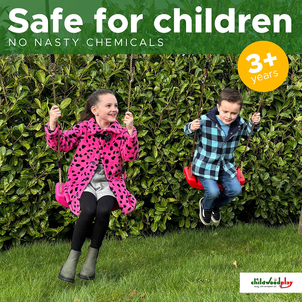 Thumbnail: Kids Garden Swing Seat  Outdoor Replacement Swing for Wooden  Climbing Frame Set