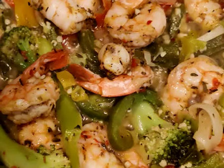 Spicy Shrimp Stir Fry