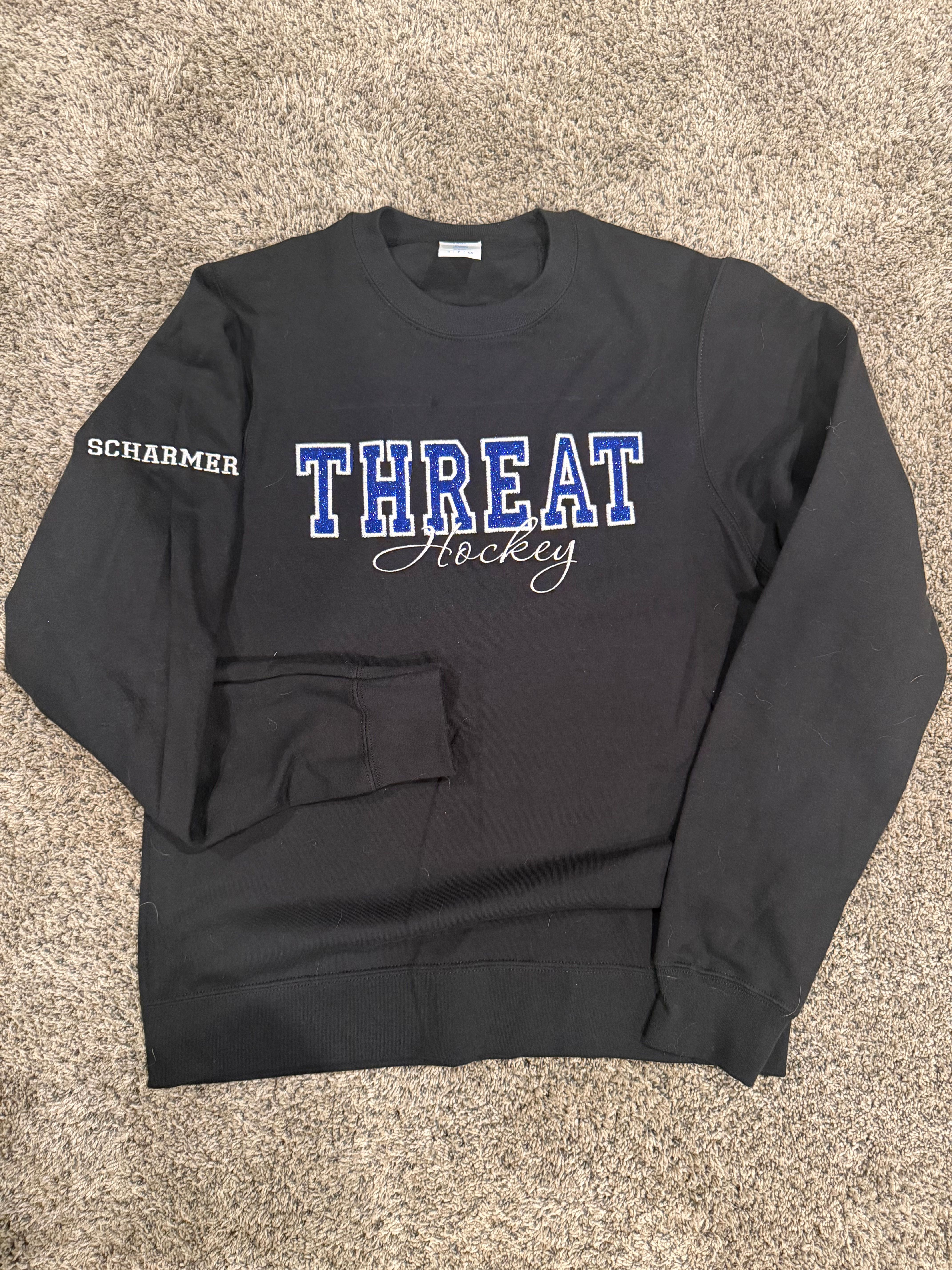 Threat Hockey - Glitter Crewneck