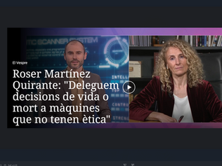 Roser Martínez alerta de los riesgos de delegar decisiones letales a la inteligencia artificial