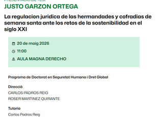 Defensa de tesis doctoral de Justo Garzón Ortega