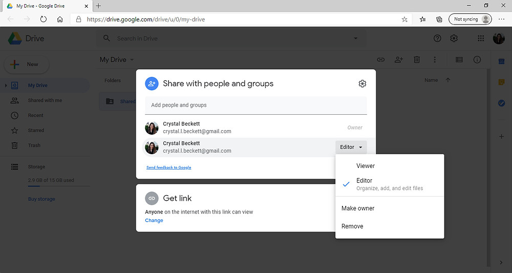 Collaborating On Google Drive