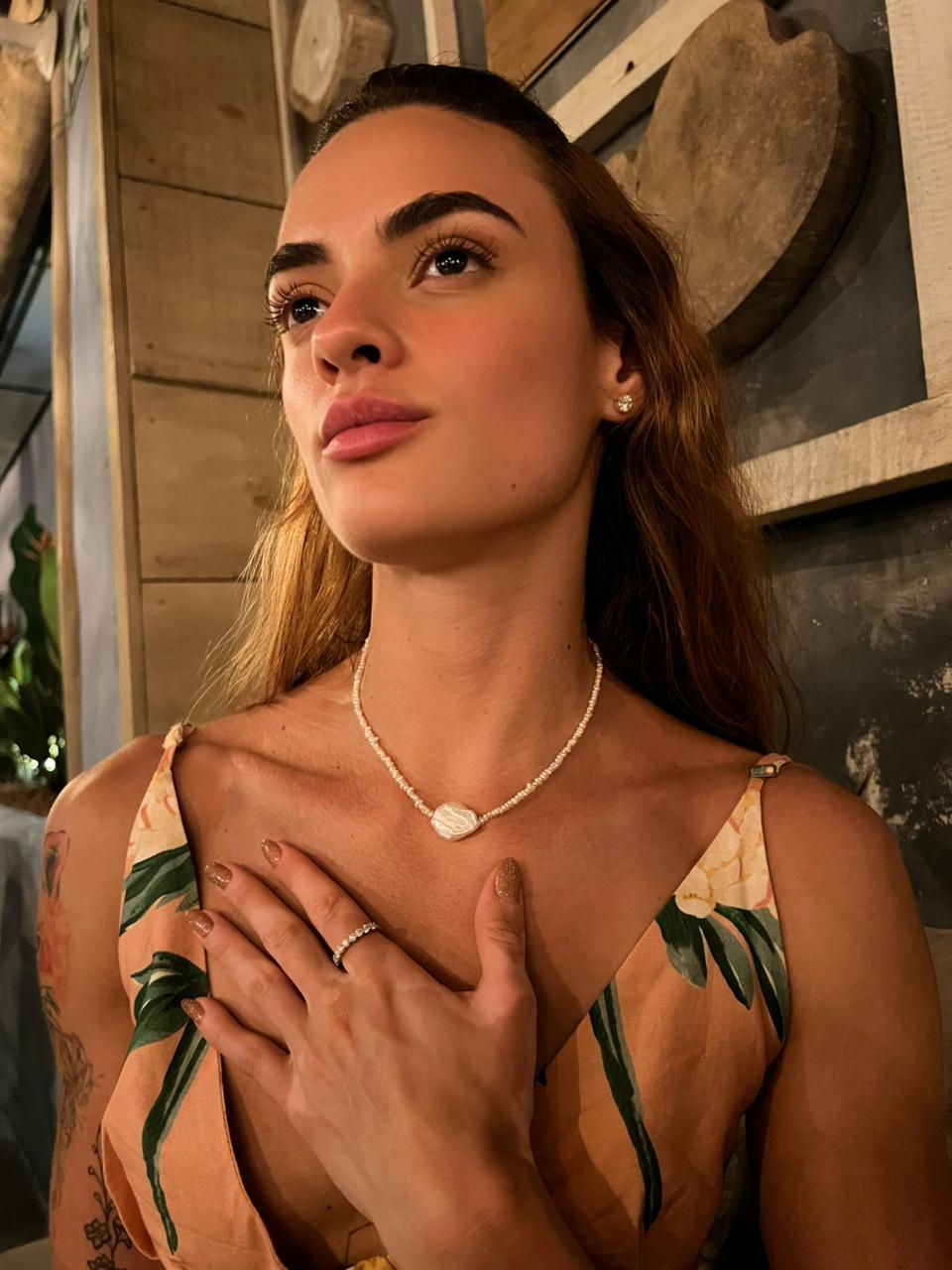 Miniatura: Meia Aliança Essence Prata 925