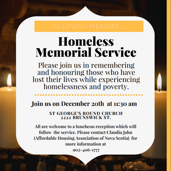 Homeless Memorial Service