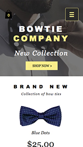 Mode & accessories hjemmesideskabeloner – Butterfly