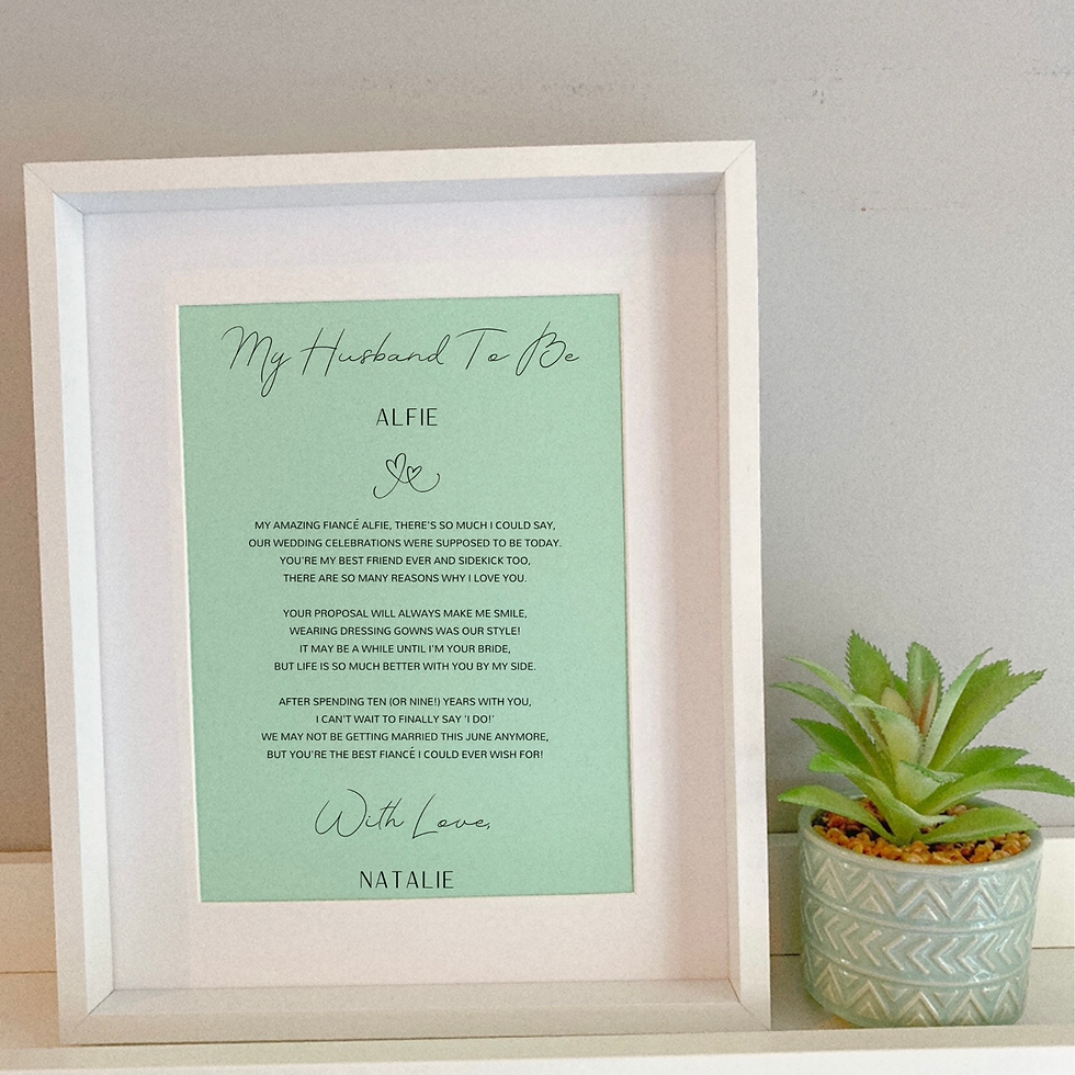 Thumbnail: Luxury Personalised Keepsake Card