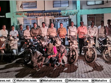 08 मोटरसायकल,04 मोबाईलसह 3 लाख 30 हजार रुपयांचा मुद्देमाल जप्त; 8 गुन्हे उघडकीस 03 आरोपींना अटक...
