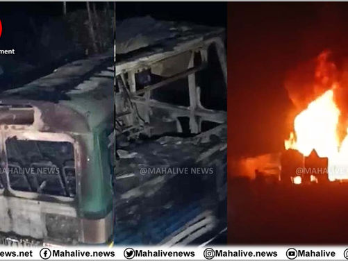 अग्नितांडव; उसाच्या ट्रॉलीला डिझेल टँकरची धडक; 7 गाड्या जळून खाक...