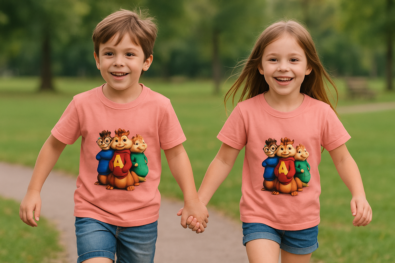 Peach Cotton T-shirts, Half Sleeves