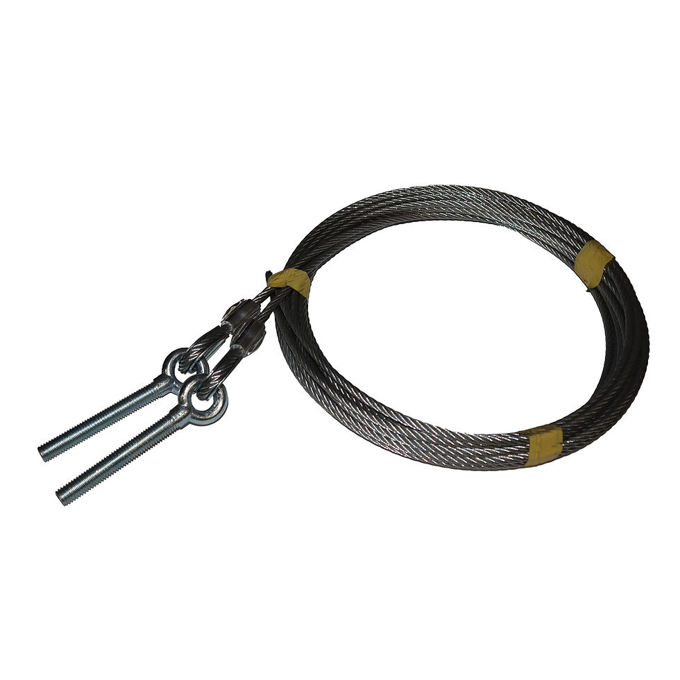 Ein Tragseil für ein Tor