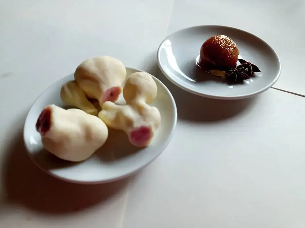 White chocolate strawberry and chai