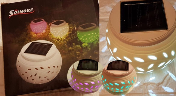 Jolie petite décoration solaire