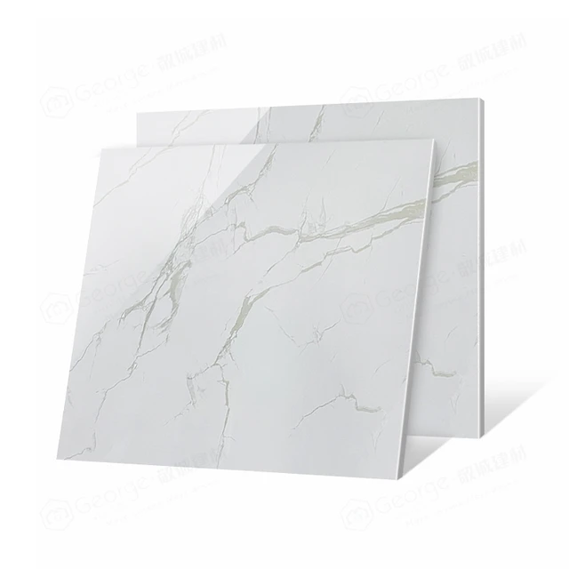 Thumbnail: 600x600mm Top Selling Porcelain Marble Floor or Stairs Tiles