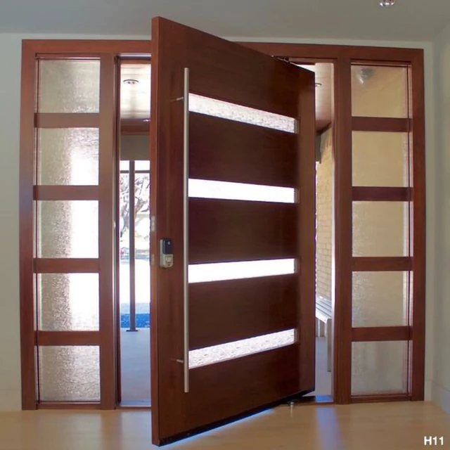 Thumbnail: Modern Security Steel Metal Door, Aluminum French Doors 