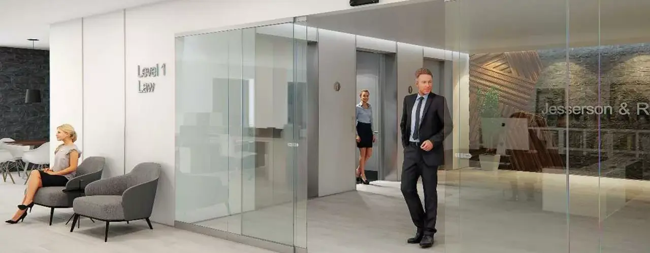 Porta automática de vidro