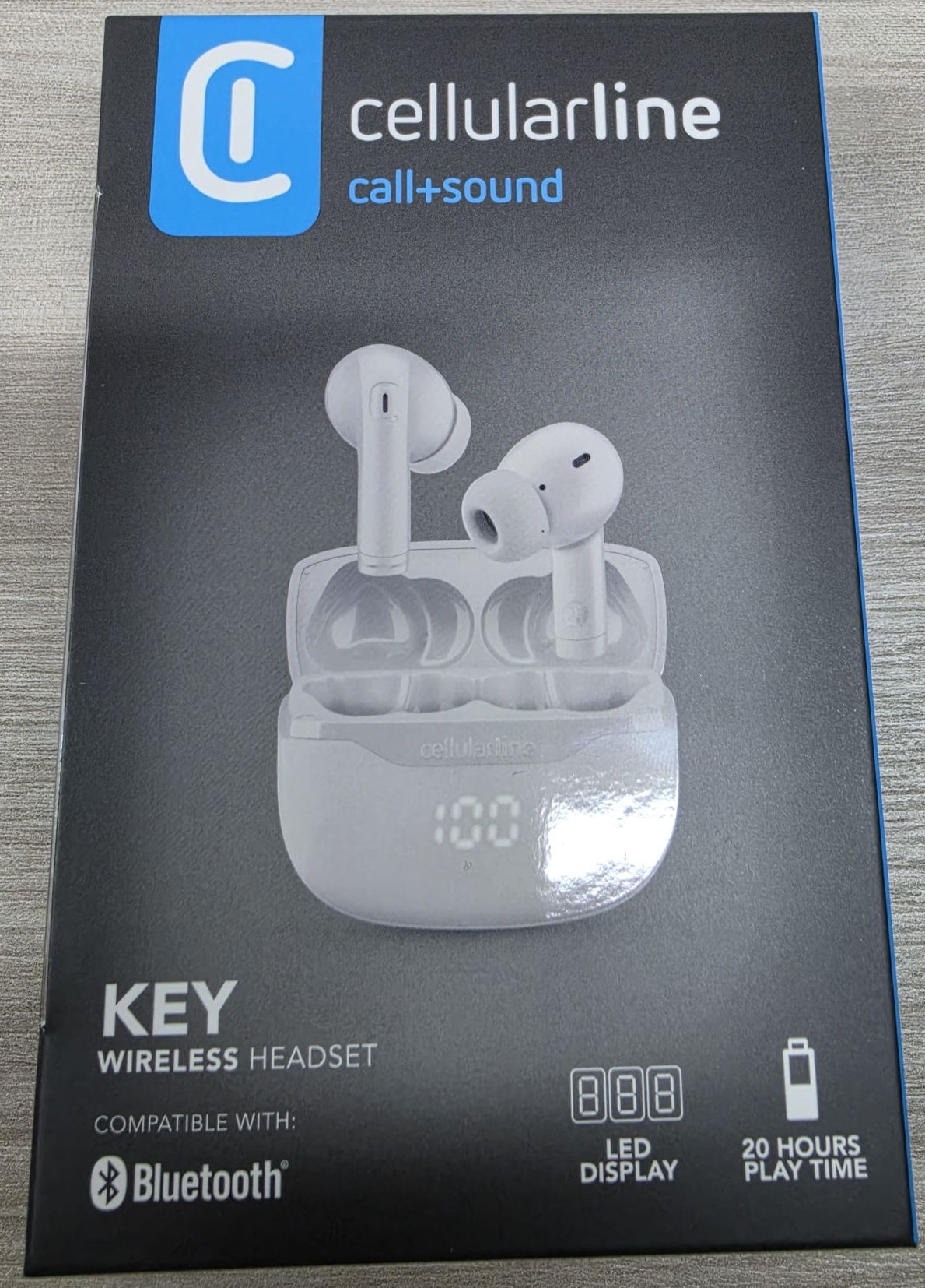 Cellularline Key wirless headset white