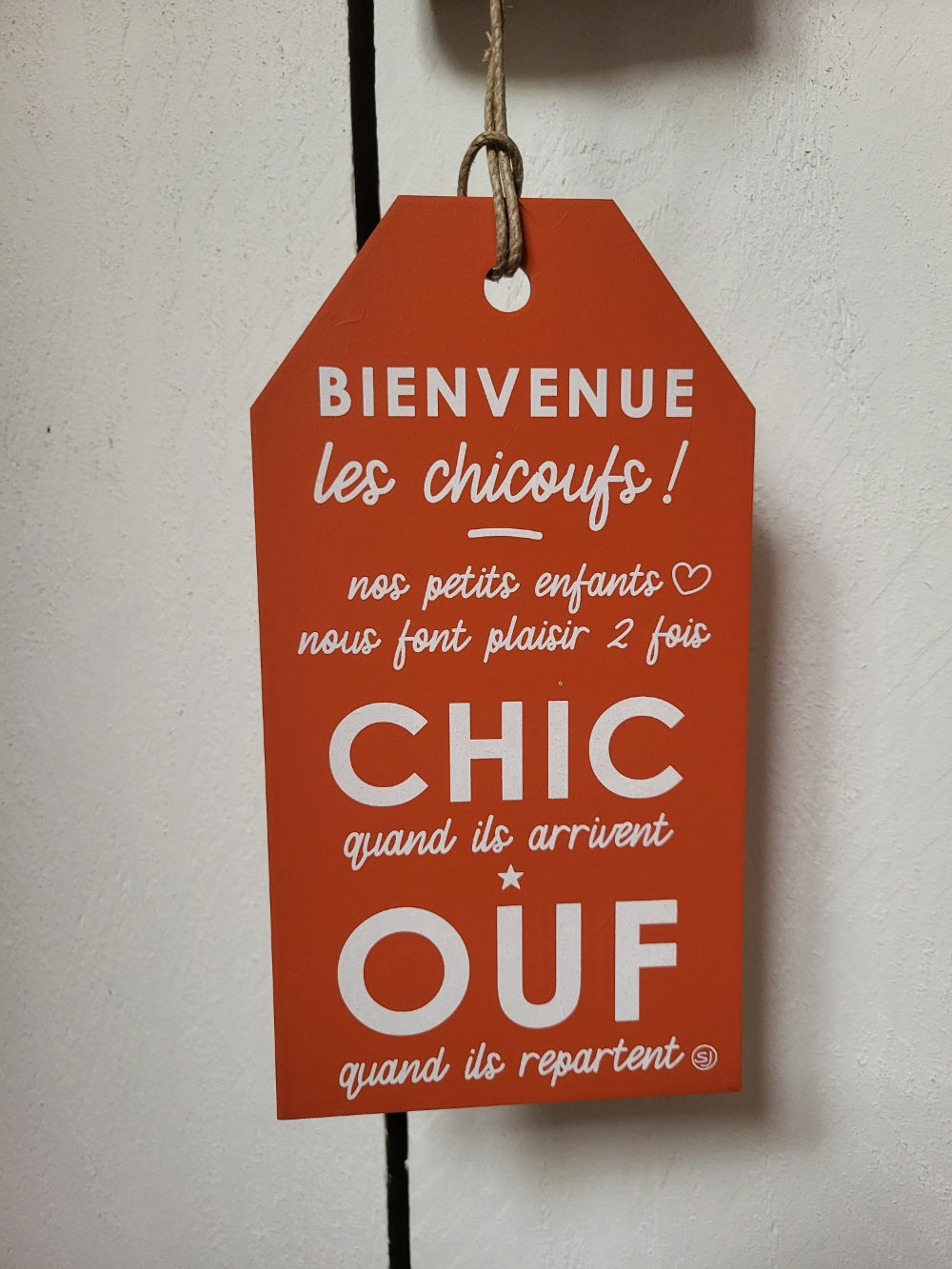 Pancarte Chic Ouf - Sophie Janière