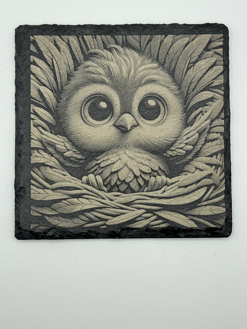 Thumbnail: Baby Bird Slate Coasters