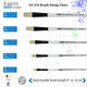 Thumbnail: White Bristle  Synthetic Flats (Set 5 pcs)