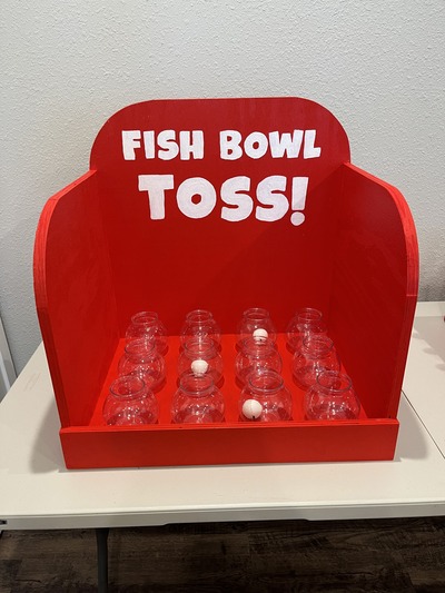 fish bowl toss game