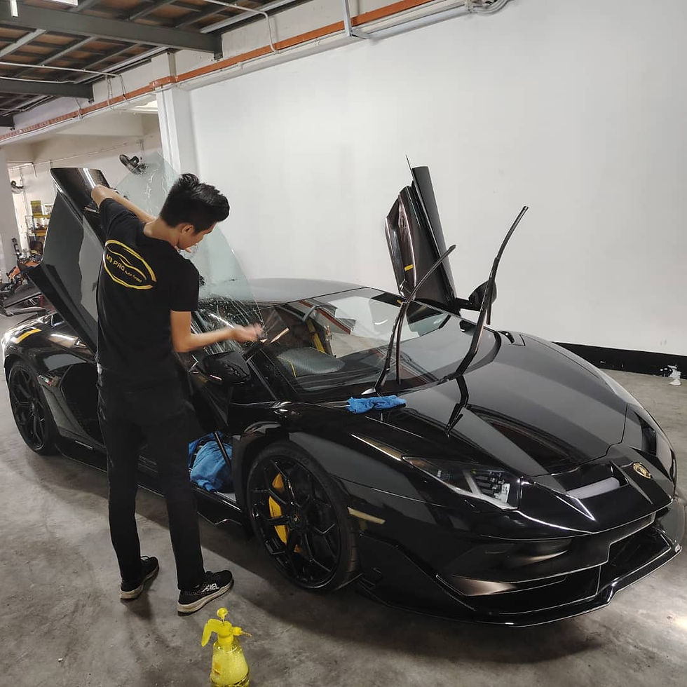 Onsite car tinting