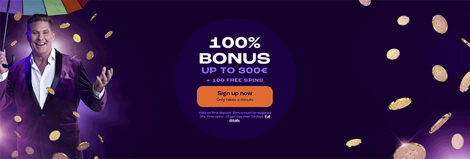 Wheelz Non-Sticky Casino Bonus – 100% up to €300 + 100 Free Spins