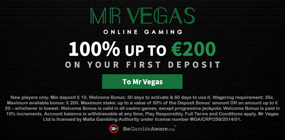 mr vegas casino welcome bonus