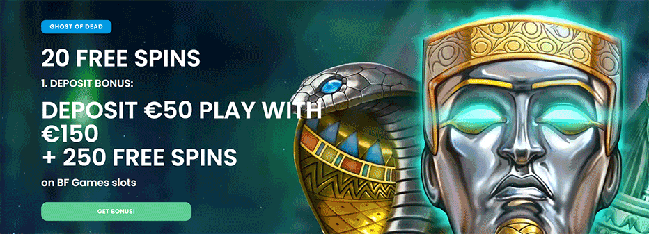 HotSlots welcome bonus - Deposit €50 get €150 bonus + 250 free spins