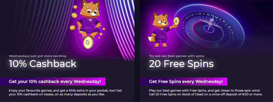 Lucky Fox Reload Bonus