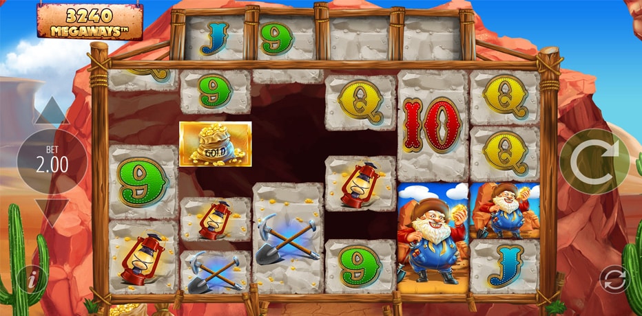 Cascading Symbols - Diamond Mine Video Slot
