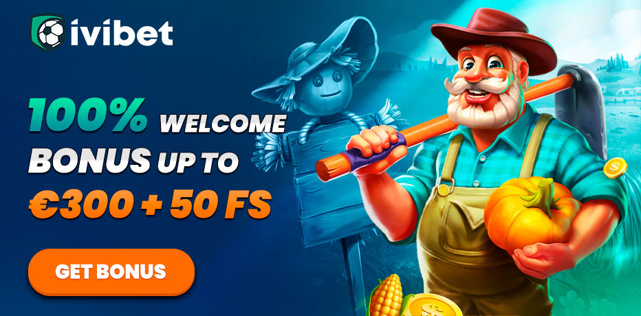Ivibet welcome offer - €300 bonus + 50 free spins