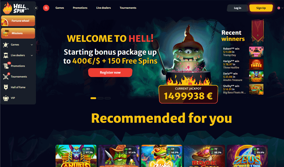Hell Spin online casino