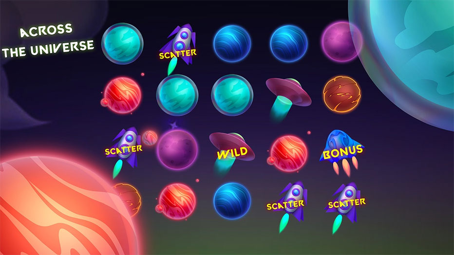 cosmicslot no deposit bonus across the universe slot