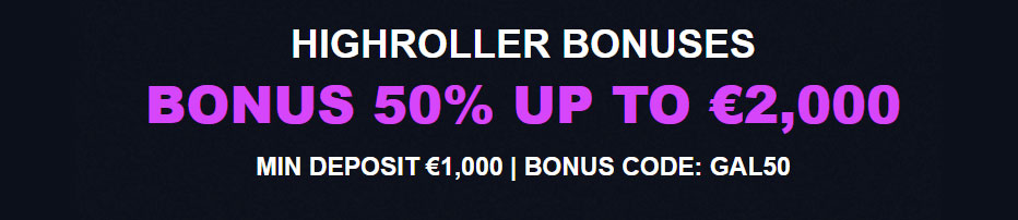 slots gallery high roller bonus