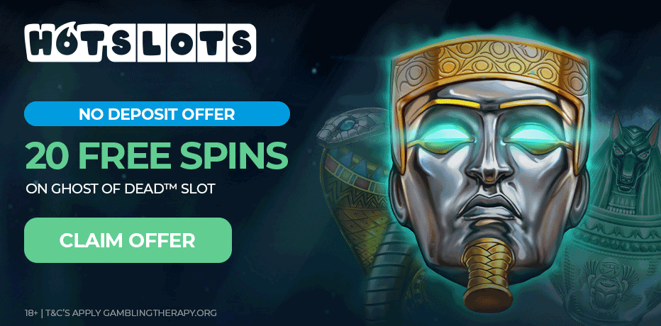 HotSlots No Deposit Bonus - 20 Free Spins on Sign up