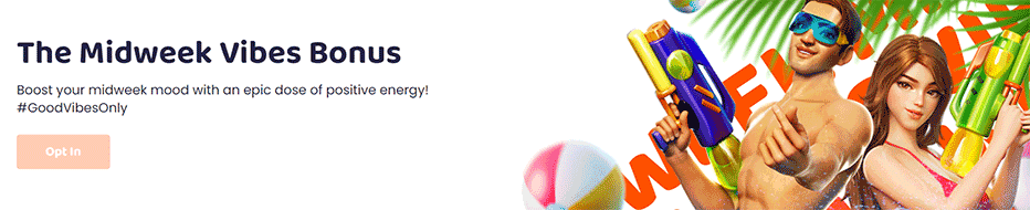midweek vibes bonus free spins