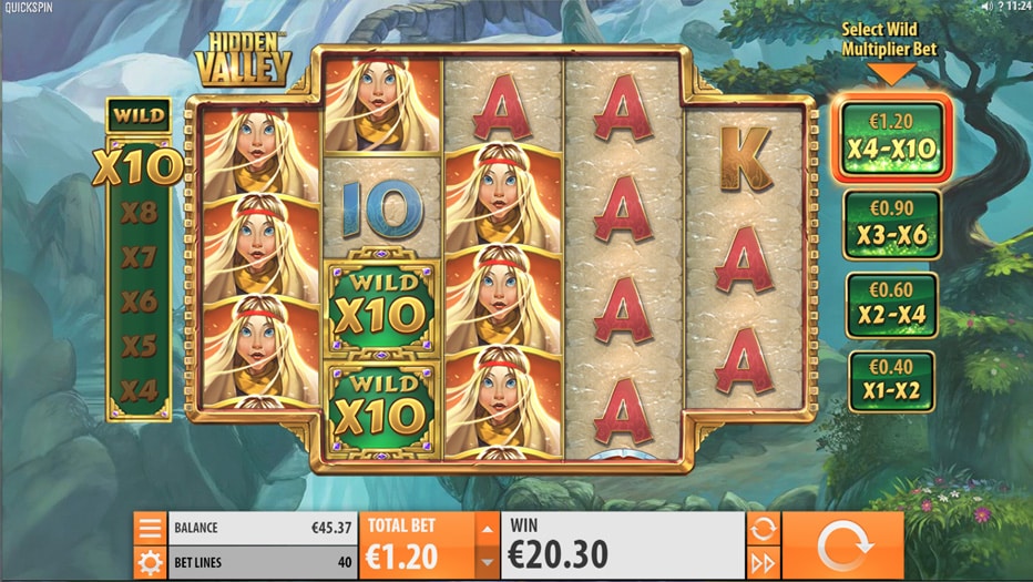 Random Multiplier Win on x10