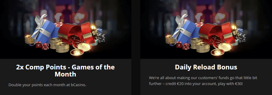 ongoing bonuses bCasino