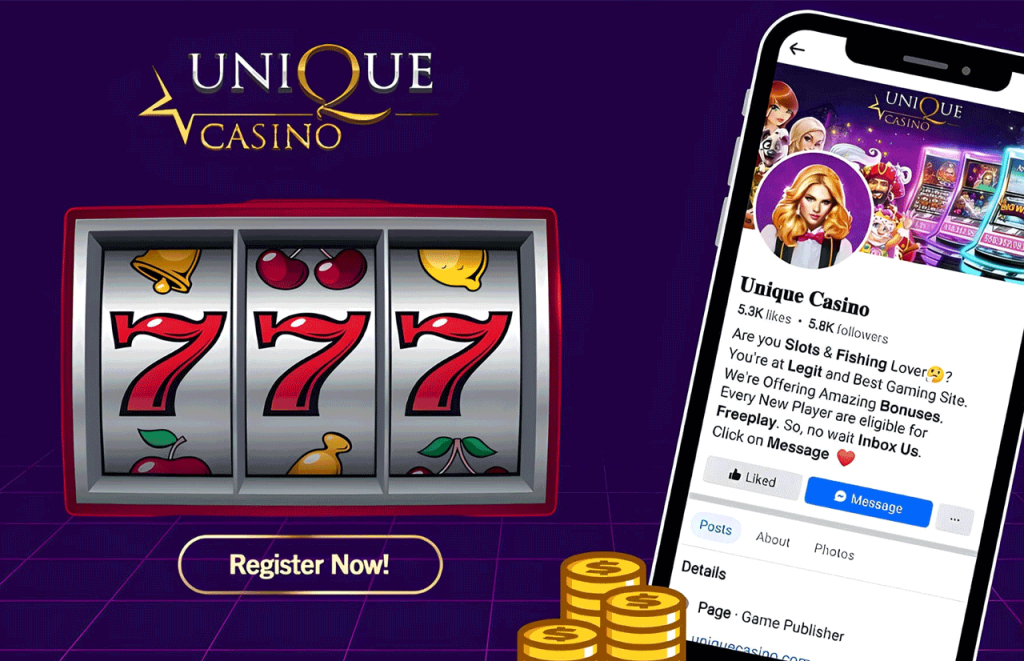 Mobile playing at Unique Casino