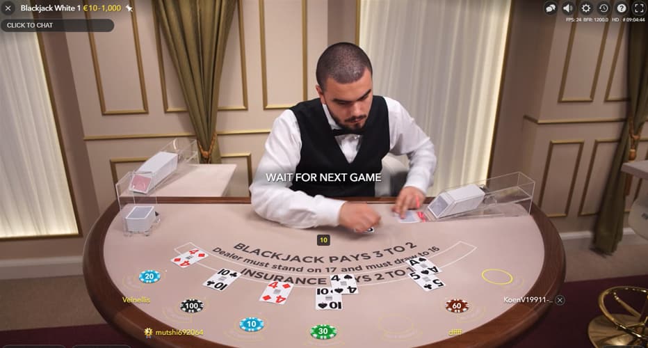 Play Live Blackjack through the internet
