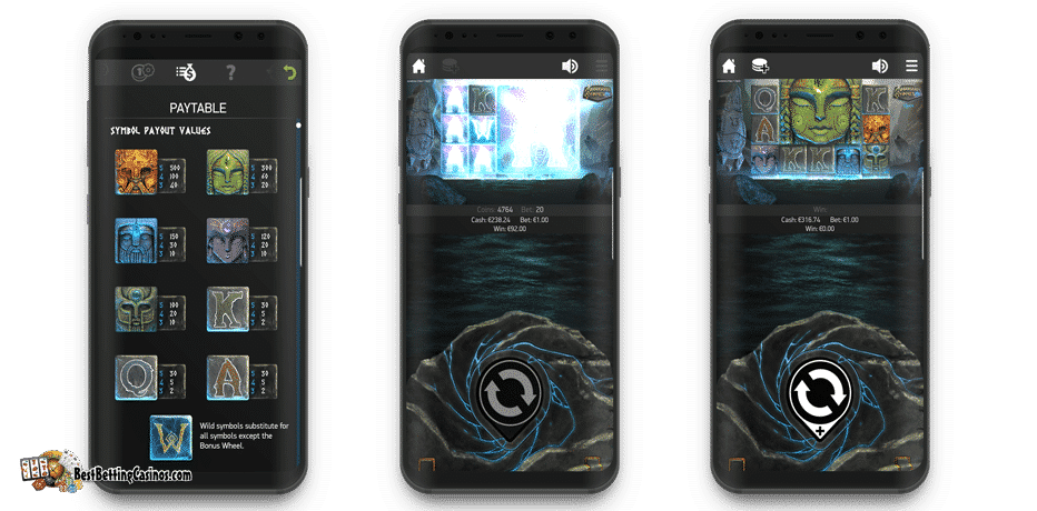 Asgardian Stones Paytable and Colossal Symbols