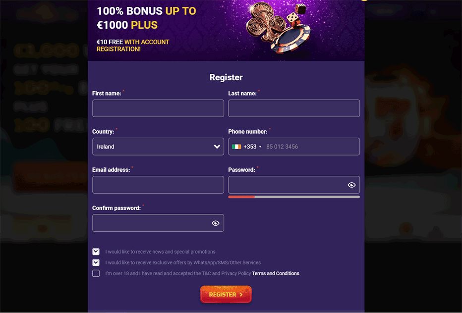 play regal login registration